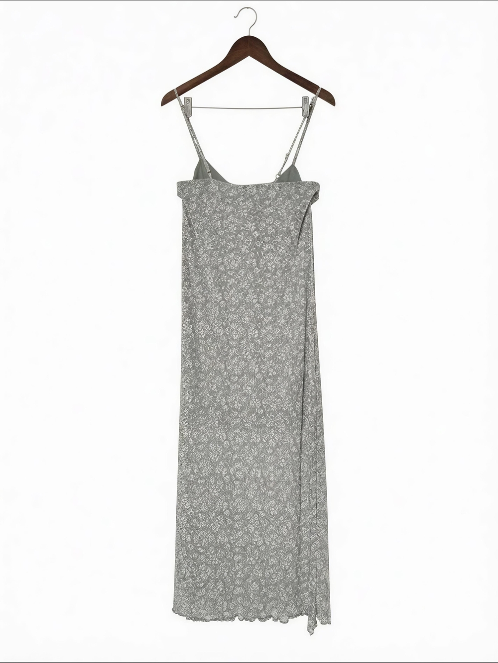 Cottagecore Sage Green Floral Strappy Maxi Dress - Picture 3 of 9